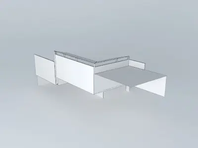 Aquapônico system 12- Aquaponics Beira Mar-2 tanks 1000L IBC ... 3D model