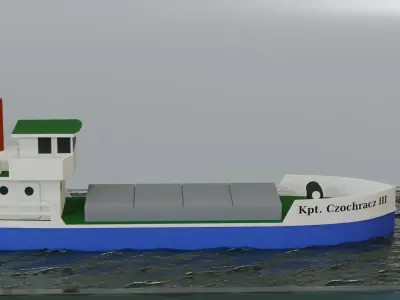 Kpt Czochracz Toy Ship  3D model