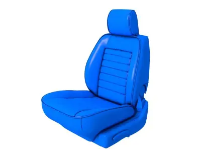 Car seat -  seat 3D print model from CGTrader