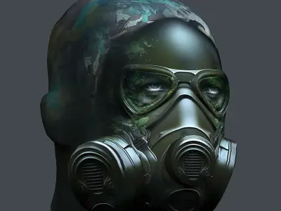 Helmet 3d model military combat Military Low-poly  Low-poly 3D model 3