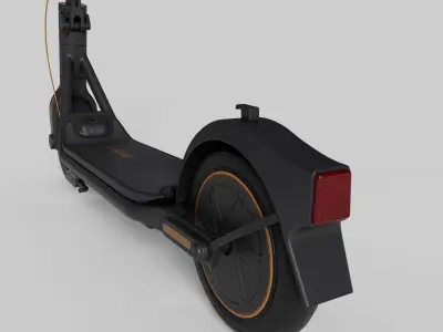 KickScooter LowPoly PBR Low-poly 3D model