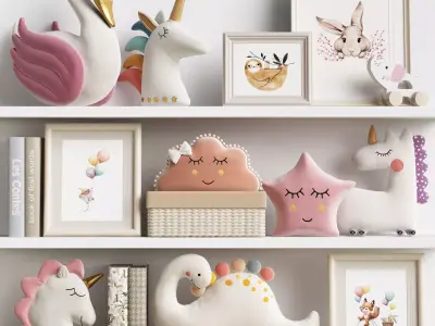 Kids Room Decor 131 3D model