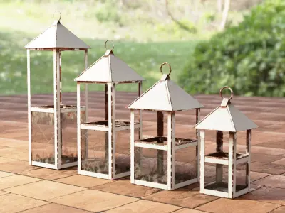 Decorative Lantern Low-poly 3D model purchase