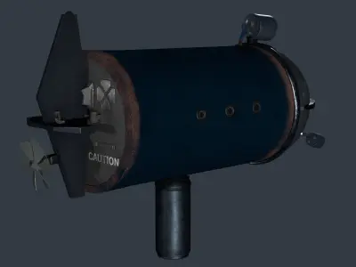 Deep Diving Submarine 3D model
