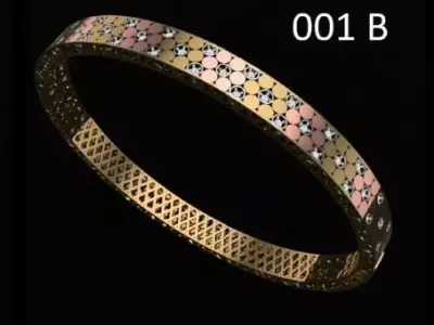 bangle gold  3D model