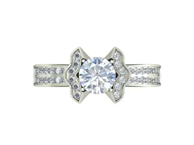 Wedding Ring  3D print model 146