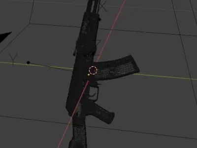 AK-47 3DMODEL Free 3D model