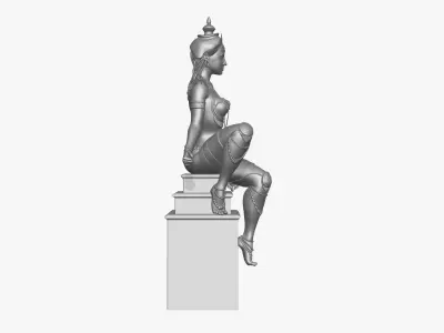 Woman statue 3D print 3D print model