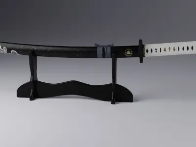 Katana 3D model 4