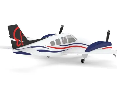 Beechcraft Baron G58 3D model