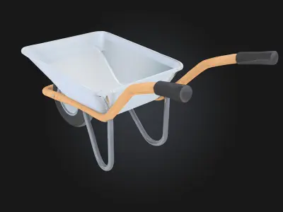 Wheelbarrow Insight  A Functional and Rugged  3D model