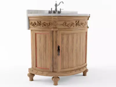 bath cabinet 3D model