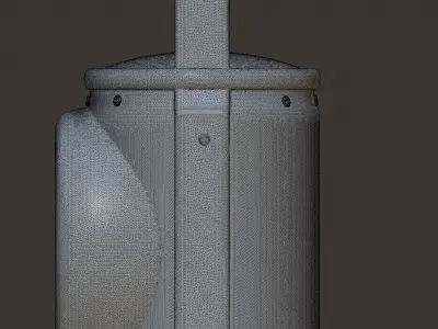 Old lamp Free low-poly 3D model get