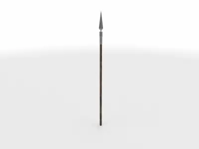 Pole weapon 02 3D model