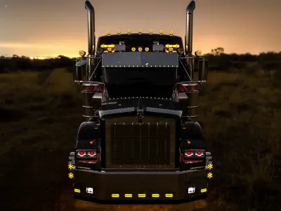 Kenworth T800 American Style JD 3D model