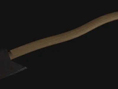Tools - Axe Hammer Shovel Pickaxe Free low-poly 3D model