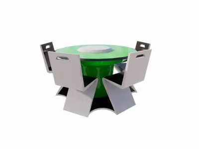 Sci-Fi Table 3D model shop