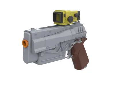  10mm Blaster - Fallout 4 - Commercial - Printable STL 3D print model