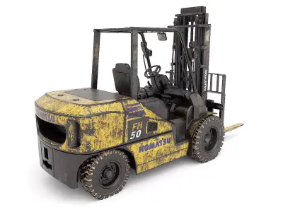 Forklift  Dirty  3D model