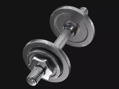 Gym Dumbbell 3D model purchase