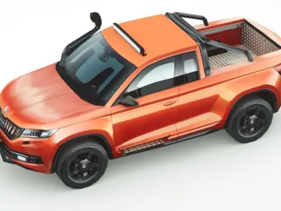 Skoda Mountiaq 2020 Low-poly 3D model