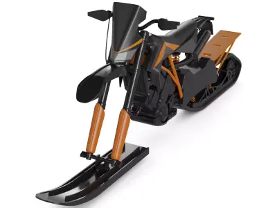 Snow Bike 3D model purchase