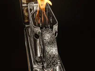 Zippo lighter 3D model