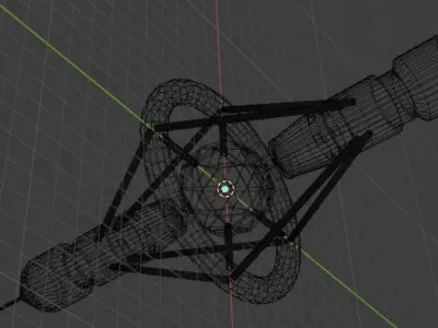 Space station Free low-poly 3D model purchase