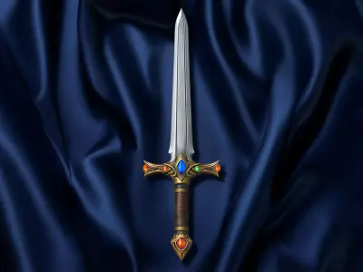 Legendary Fantasy Sword  Static High-Poly PBR 3D model