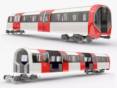 New tube for London locomotive 3D model