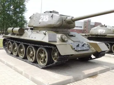 T-34 militari Free 3D model