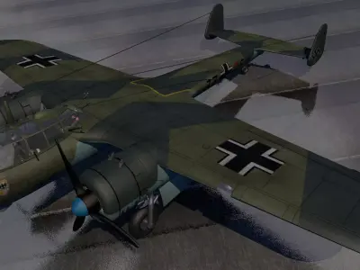 Dornier Do-17Z-2 3D model