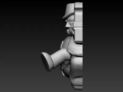 Monopoly Man 3D print model