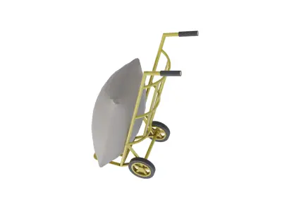Hand Trolley - Sack Barrow Low-poly 3D model