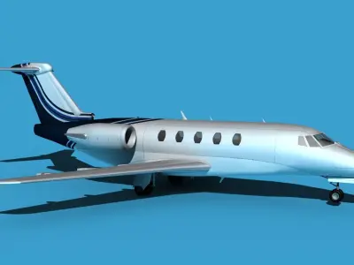 Cessna Citation 650 III V10 3D model