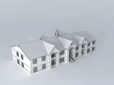 Colonial Village Apartments Free 3D model purchase