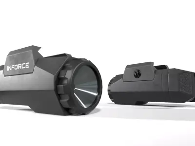Inforce APL Handgun Weapon Mounted Light Low-poly 3D model