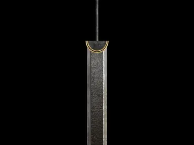 HIE Game Ready Sword N3 Free low-poly 3D model