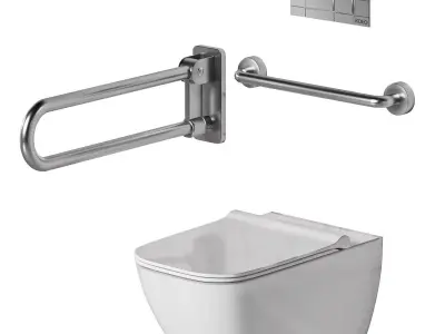 Disabled person SU WC 3D model