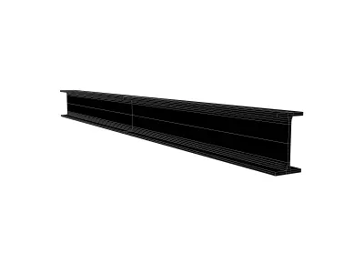 I Beam v1 005 Low-poly 3D model