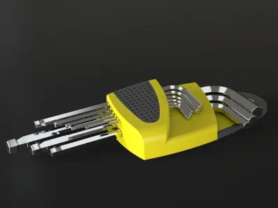 Allen Key Wrench 3D model