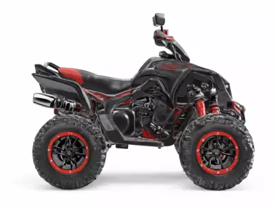 Futuristic Sport ATV Quad Bike Off-Road Vehicle 3D model