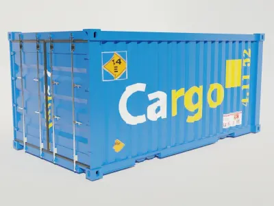 shipping container 3D model purchase