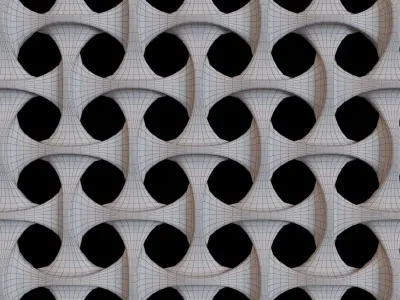 Decorative 3D Panel 3D model