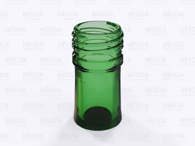 Glass finish - GME 30 14 31 5H 60 LG 2-start thread pilfer proof 3D model