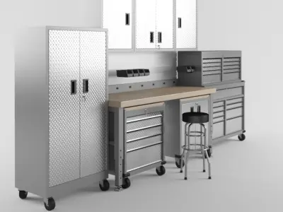 Garage Furniture Set 2 3D model