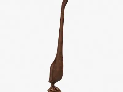 Figurine goose 3D model
