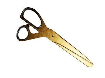 Brass Scissors 3D model