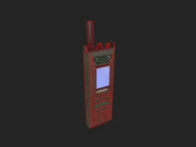Radio Pack 1  Low-poly 3D model
