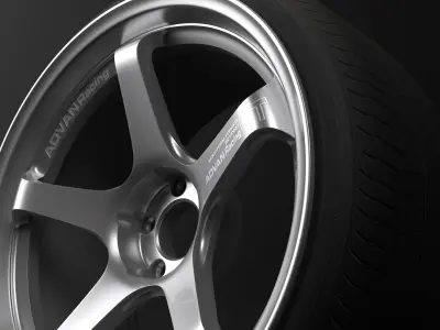 Advan GT Low-poly 3D model